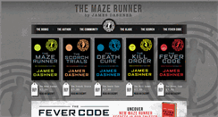 Desktop Screenshot of mazerunnerbooks.com